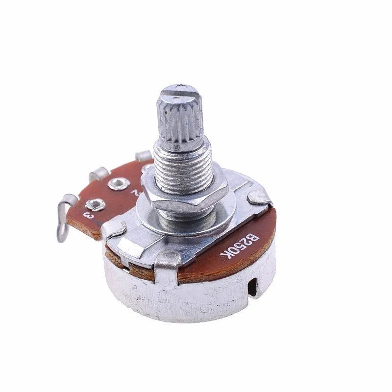 Metal electric guitar potentiometer knob with resistance options A250K A500K B250K B500K