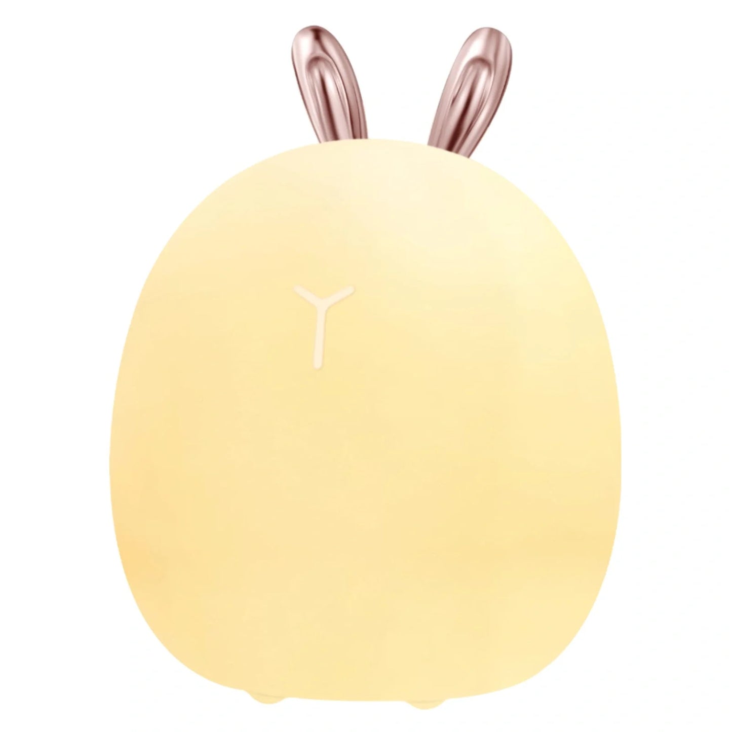 Adjustable silicone baby night light with touch control in deer and rabbit designs