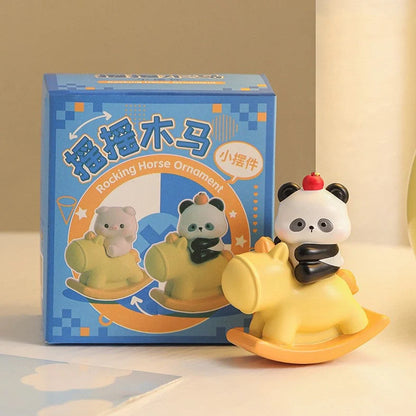 Hokey Pokey Station decompression doll desk ornament showing 6.5cm tall resin figure with cartoon animal design