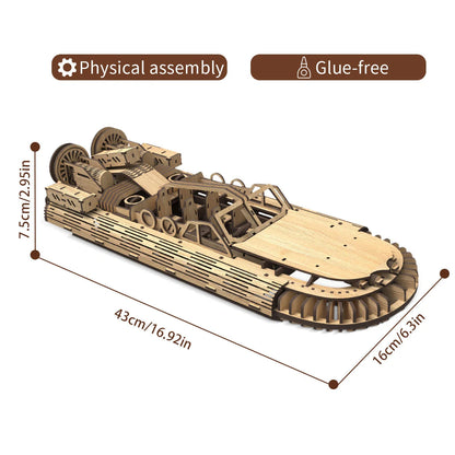 Allengrad Speedboat Shape Puzzle Toy for children's educational play