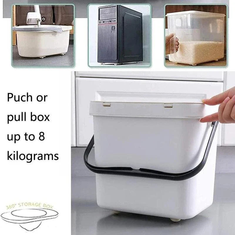 Versatile caster rollers in white color, perfect for smooth mobility and easy organization of cabinets, drawers, and small furniture