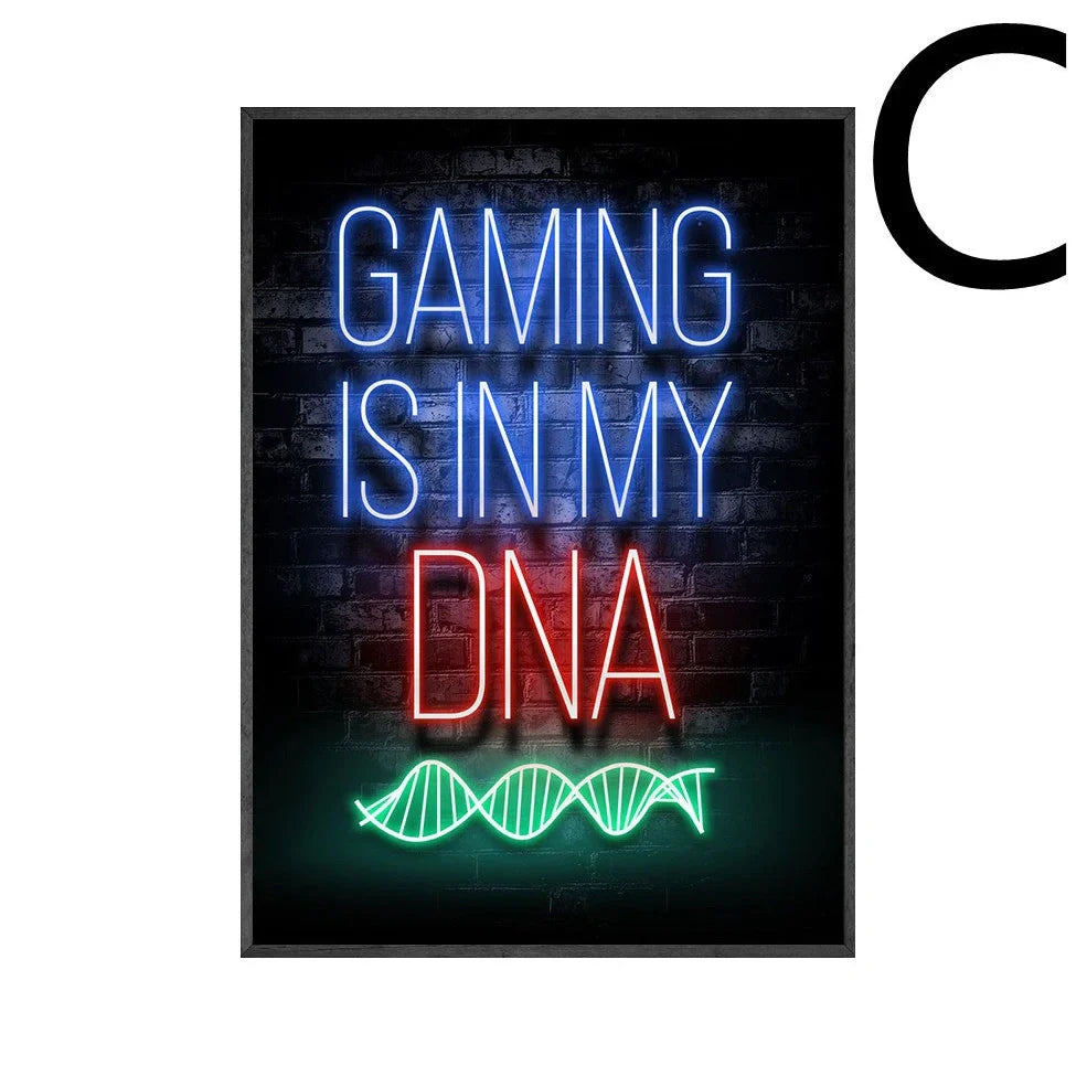 Canvas wall art print showing one of six style options, available in nine sizes from 13x18cm to 50x75cm