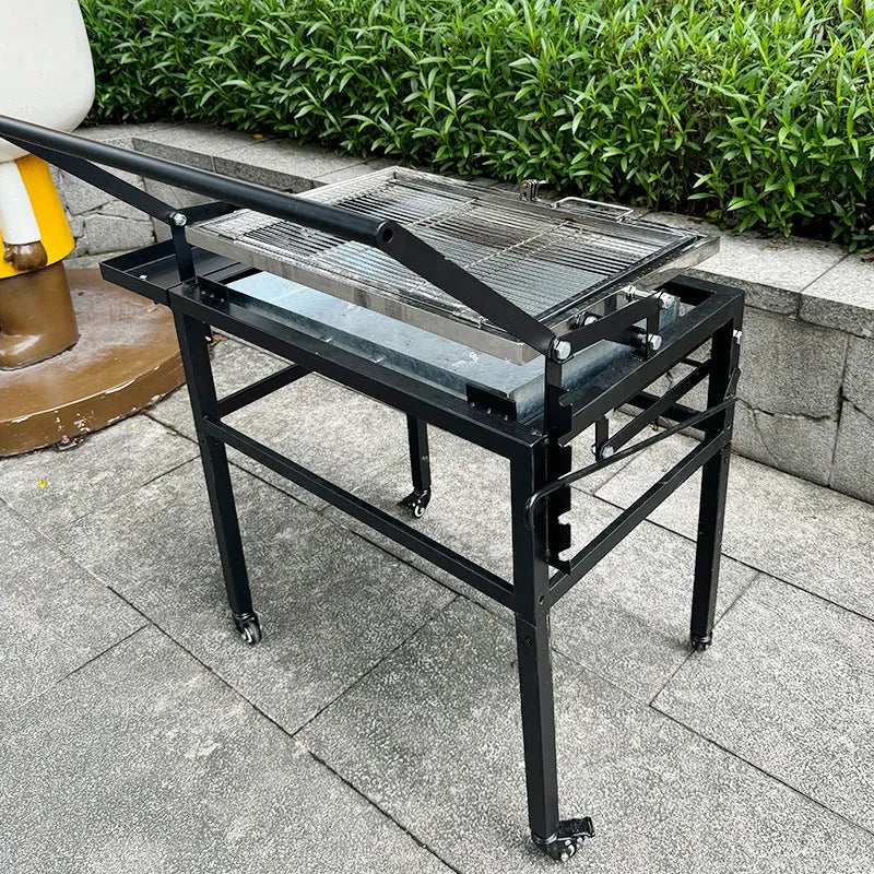Flip BBQ Stove large foldable charcoal grill with detachable parts for outdoor cooking