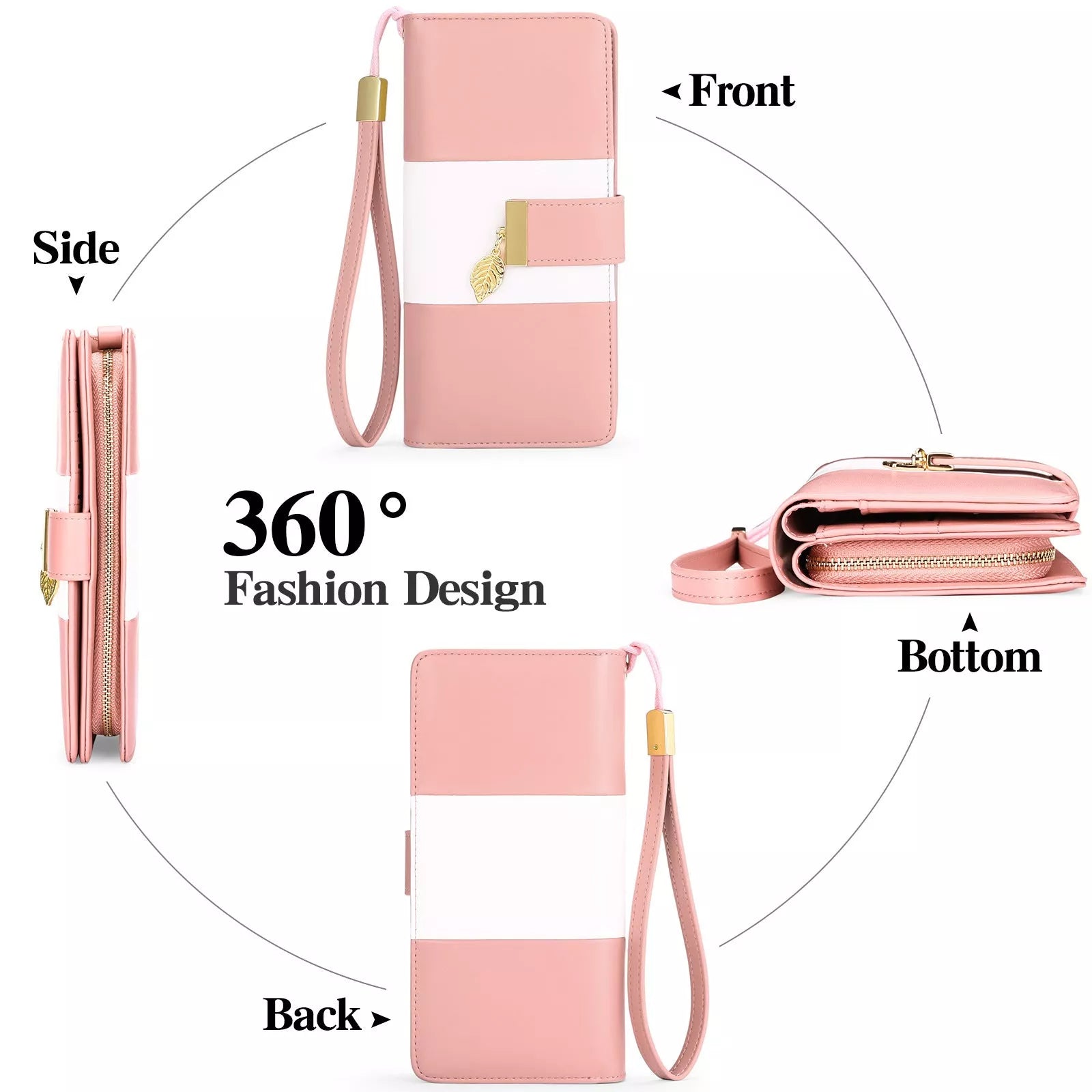 Anti-theft PU leather handbag with lock closure in various colors