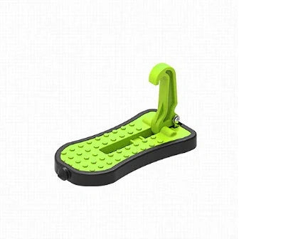 Adjustable pedal accessory made of aluminum alloy for automatic transmission vehicles, available in various colors like silver, black, red, and green