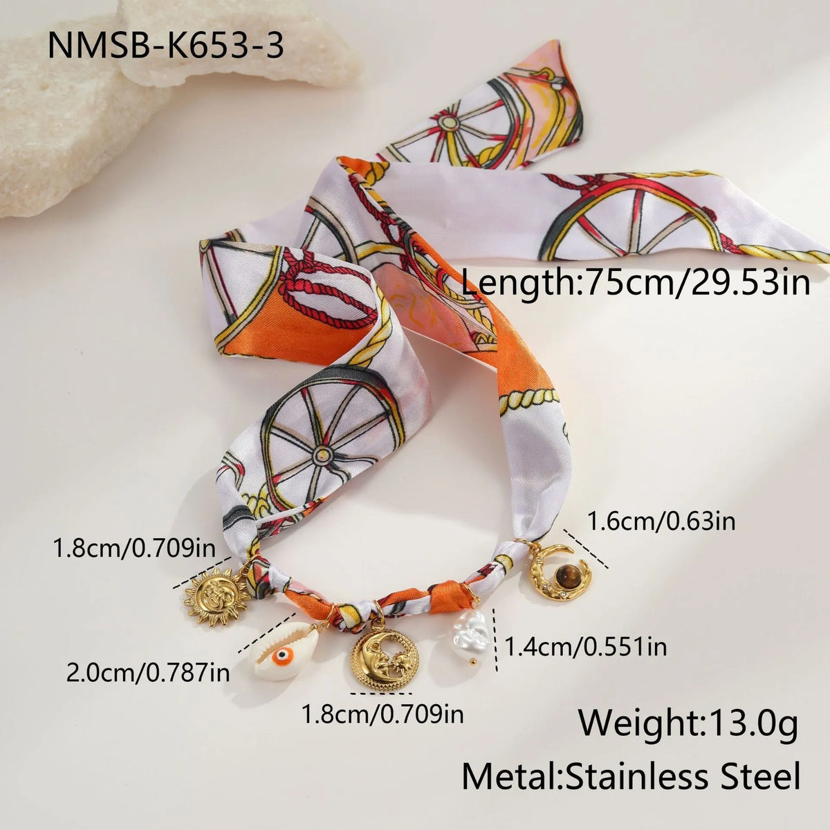Stainless steel necklace and bracelet set with 18K electroplated finish and regular chain style