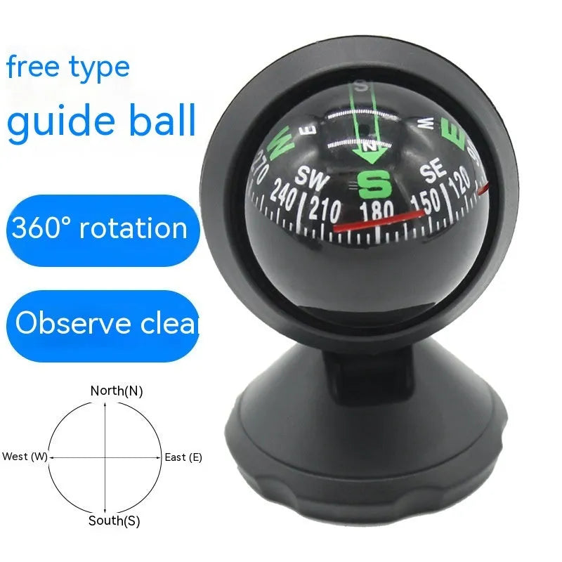Black vehicle mounted slope meter on dashboard showing inclination measurement