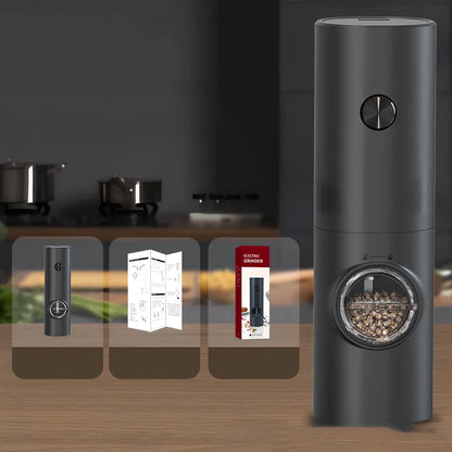 Home Simple Pepper Grinder with adjustable ceramic mechanism showing 165mm height