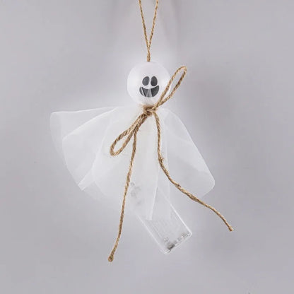 Halloween LED lighting chain with colourful ghost lights and battery box for seasonal decoration