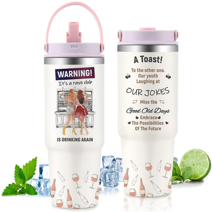 Premium 30oz stainless steel insulated cup in various colors, keeping drinks hot or cold for hours.