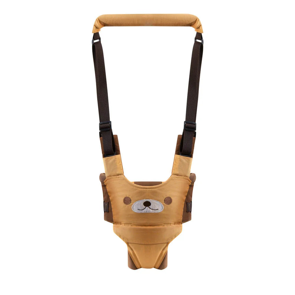 Hands-free baby walking assistant with multiple color options, featuring a comfortable and adjustable design to support your child's first steps.