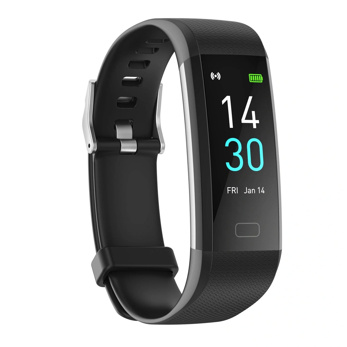 Smart watch with blood pressure and heart rate monitoring in multiple colors