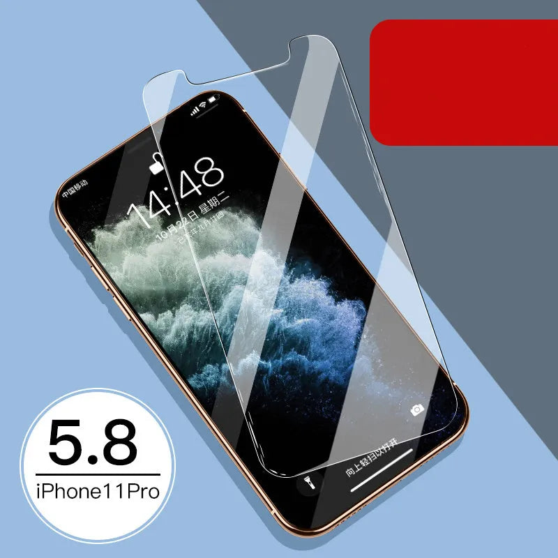 Tempered glass screen protector for iPhone 11 Pro Max with 10D explosion-proof and anti-fingerprint features