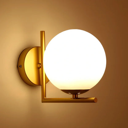 Round petal-shaped glass wall lamp with remote control, 15cm diameter by 18cm height