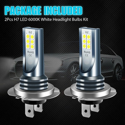 12 SMD LED car fog light bulb with aluminium housing for H7 9005 9006 H11 replacement