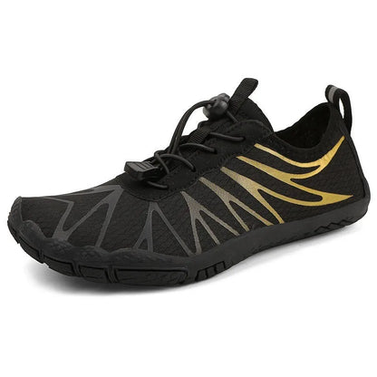 Men and women's casual sports running shoes with breathable upper and rubber sole