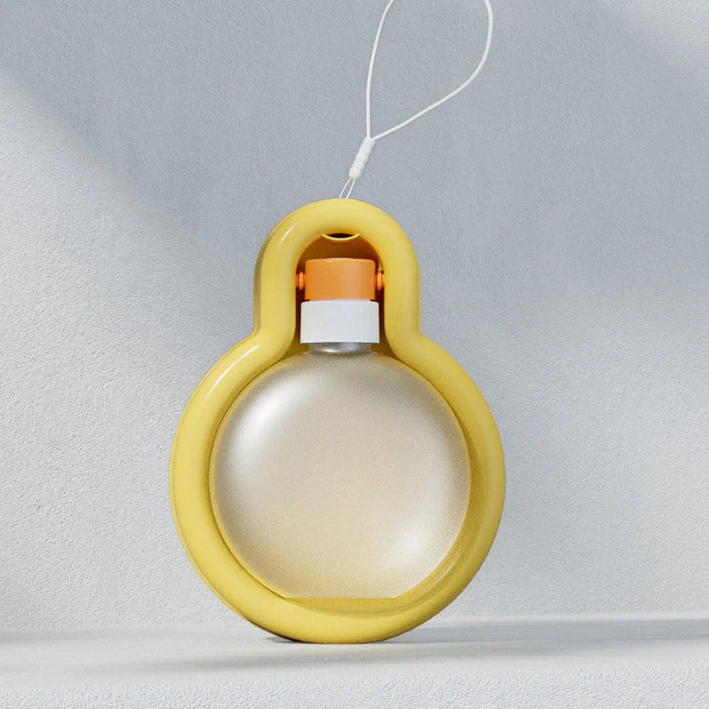 500ml portable pet water bottle with foldable drinking bowl in various colors