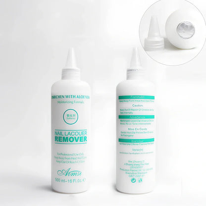 500ml green matte bottle nail dead skin macerating agent massage cream for softening hardened cuticles