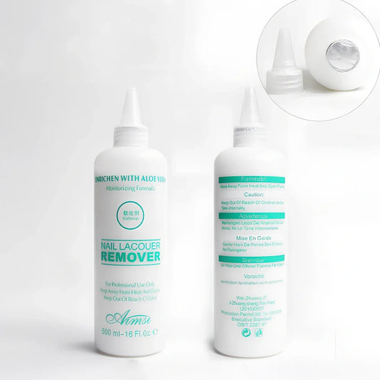 500ml green matte bottle nail dead skin macerating agent massage cream for softening hardened cuticles