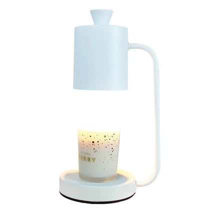 European style aromatherapy melting wax lamp with dimmer switch and metal construction