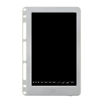 85-inch electronic writing pad with stitching design and smart pen on a stand