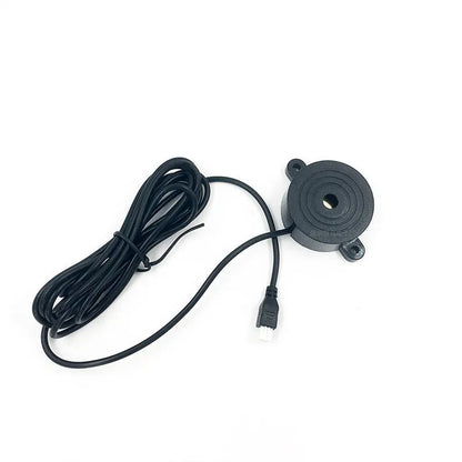 4-probe buzzer reversing radar kit with sensors, control module, and hole saw.
