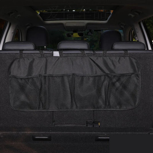 Premium Oxford cloth car trunk organizer with multiple compartments for storage and organization