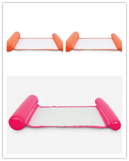 Inflatable Water Lounge Chair in pool with hammock-style design for ultimate relaxation