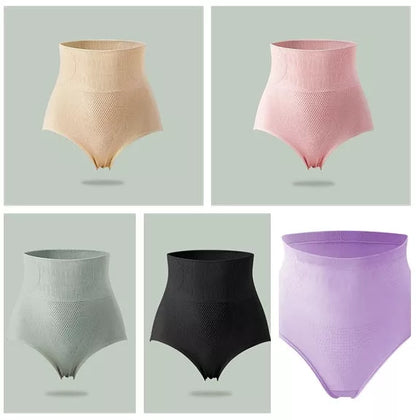 Women's postpartum body shaping shorts with cotton crotch for comfort and support