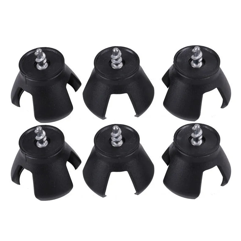 Black aluminium golf ball picker clip weighing 60g for course retrieval and outdoor sports