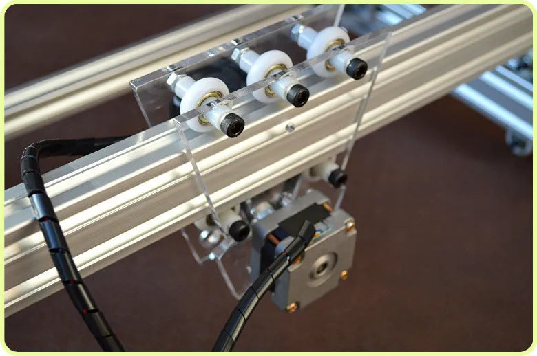 Miniature 3000mW laser engraving machine with 400mm by 300mm base plate for marking and lettering
