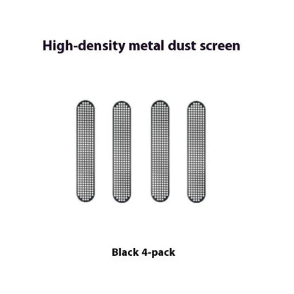 Metal dustproof net for RED MAGIC 10 Pro and 8/9 series phones, black and silver, 4 pack