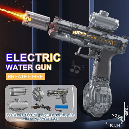 Ice Mouse electric water gun toy with 500ml water tank and high-speed firing system