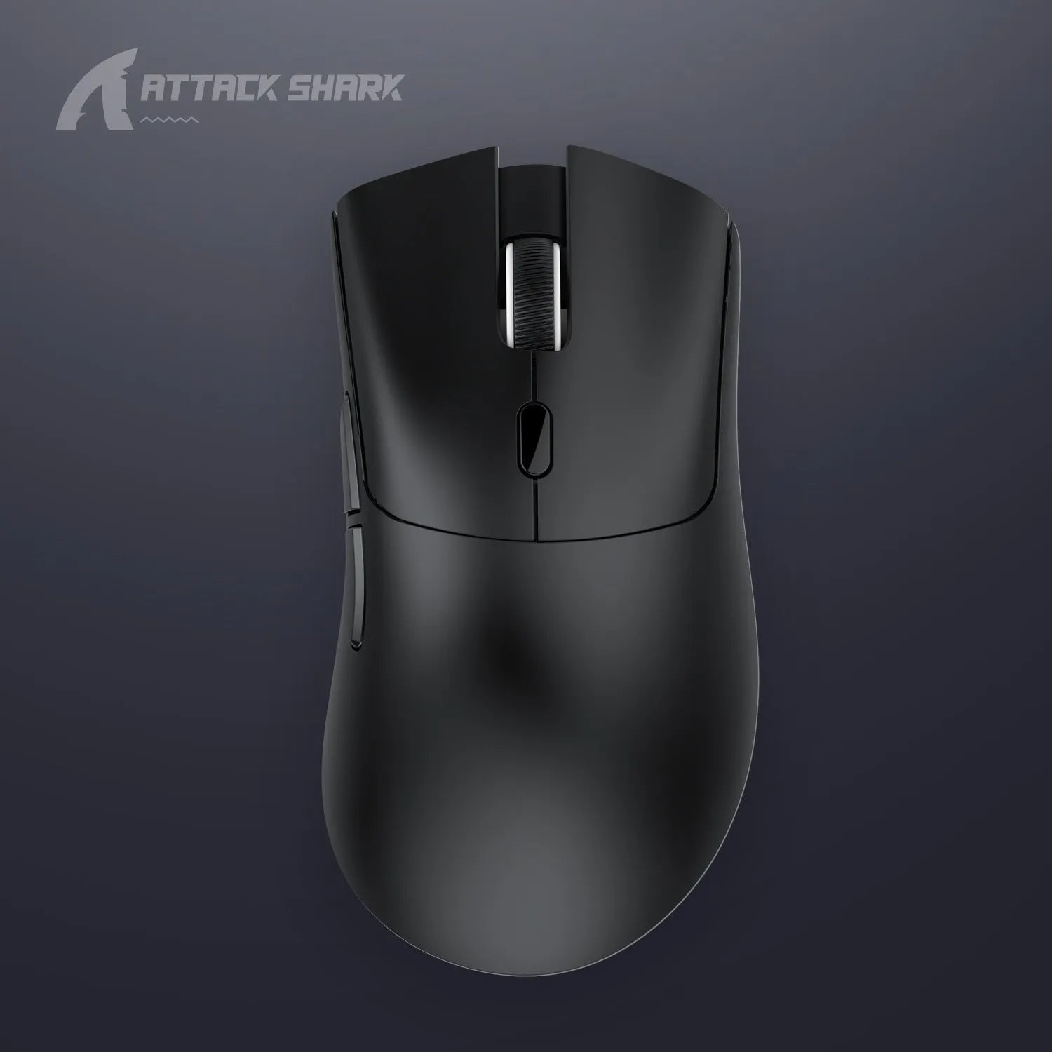 Attack Shark wireless Bluetooth mouse in black, white, and red colour options showing three connectivity modes