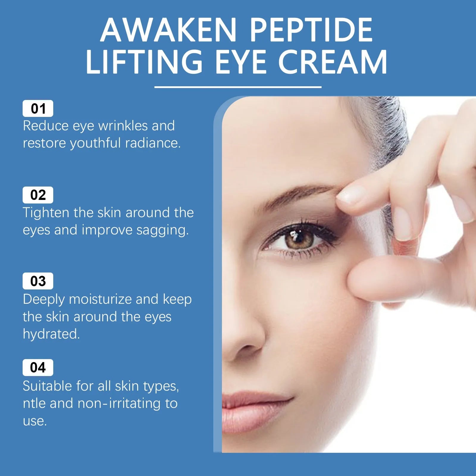 Viareline Collagen Firming Eye Cream in a 15g white jar.