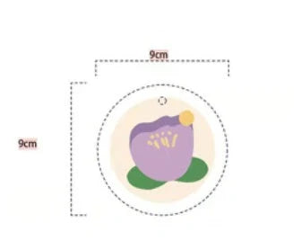 Bamboo fiber dish towel with cartoon patterns for kitchen cleaning