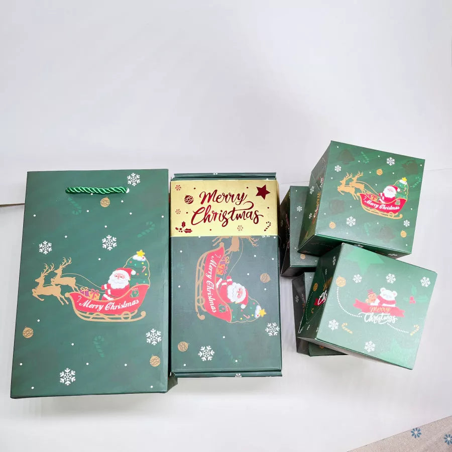 DIY folding paper surprise gift box with bouncing boxes for birthdays and holidays