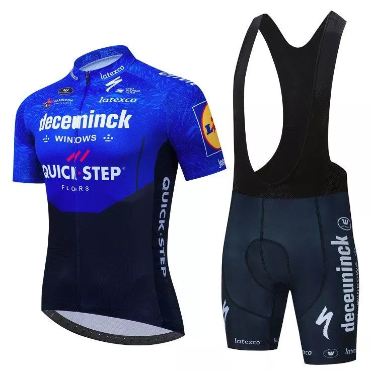 Breathable mesh cycling suit for men and women in various colors and sizes