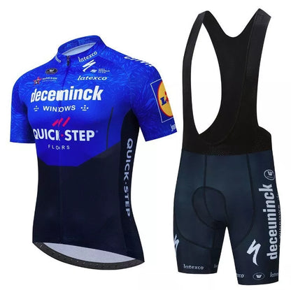 Breathable mesh cycling suit for men and women in various colors and sizes