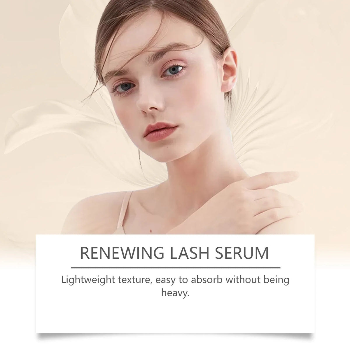 3ml bottle of eyelash nourishing liquid serum for lash growth and conditioning treatment.