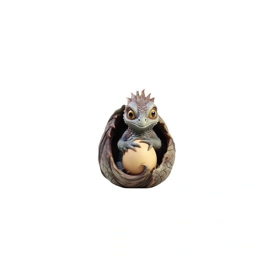 Acrylic dragon egg car hanging ornament with cartoon design measuring 8cm diameter