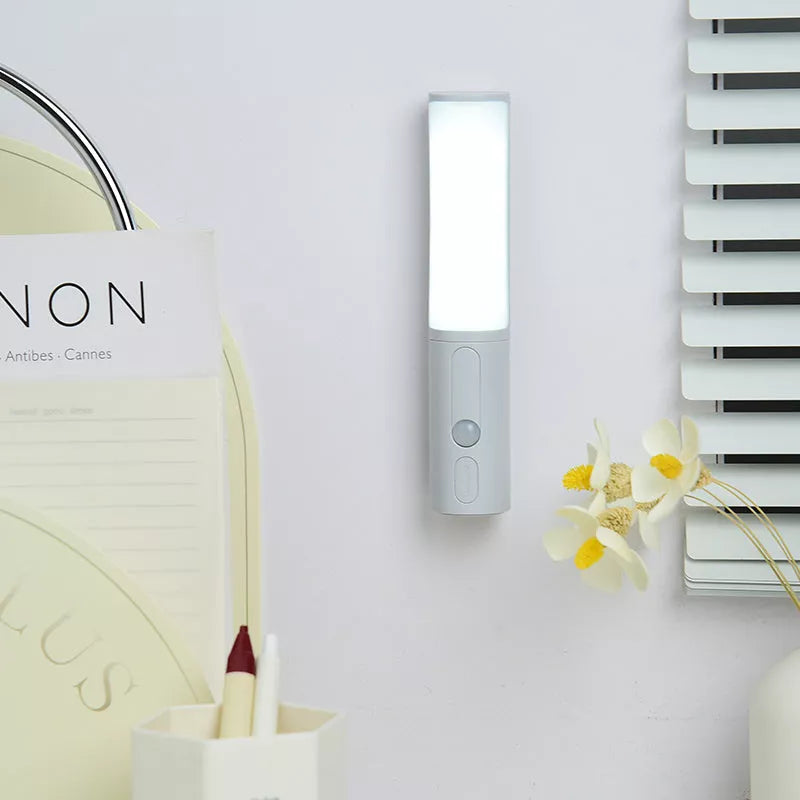 Smart Motion Sensor LED Night Light with adjustable brightness and color temperatures