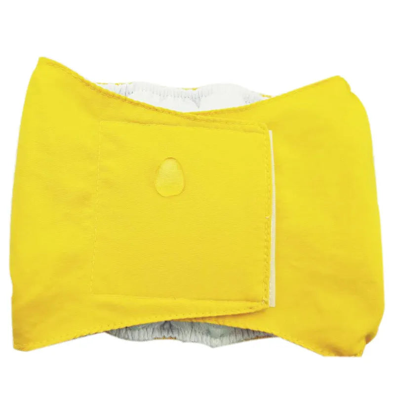 Cotton dog physiological belt diaper in five sizes XS to XL and seven colours for pet sanitary use