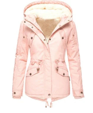 Stylish padded cotton clothing with leather accents in a variety of colors and sizes