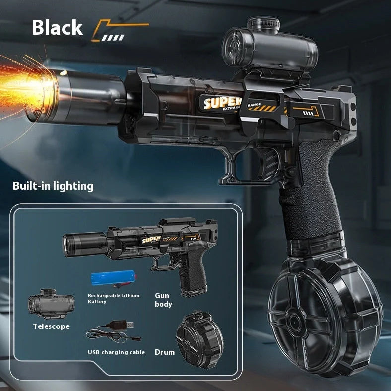 Ice Mouse electric water gun toy with 500ml water tank and high-speed firing system