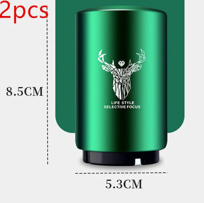 Stainless steel automatic beer bottle opener with one-hand operation