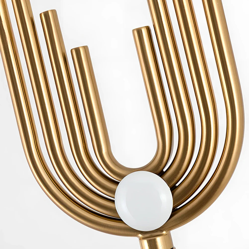 Modern vertical floor lamp with adjustable height for reading, iron body with fabric shade