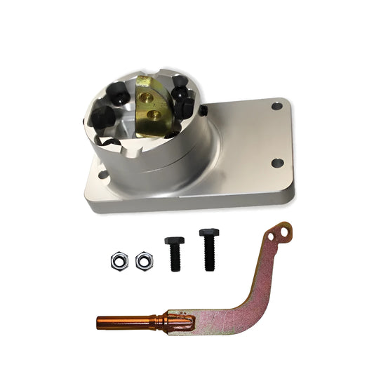 Silver aluminium alloy quick shift short lever for Horton vehicles