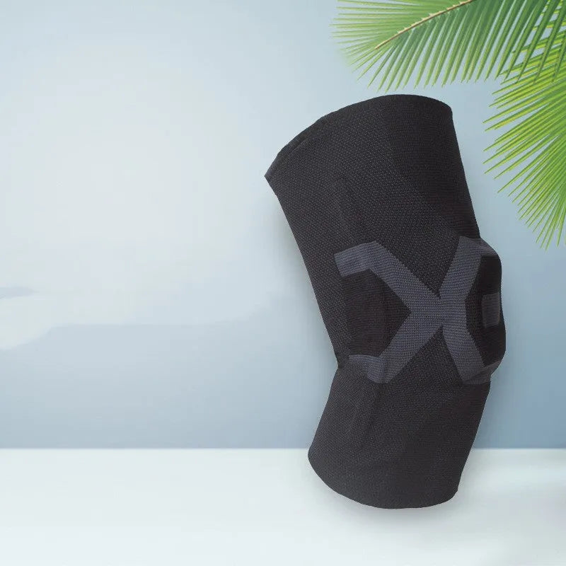 Men's silicone knee pads for sports protection in multiple colour options