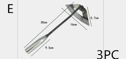 Premium Manganese Steel Garden Hoe - Durable and Versatile Gardening Tool